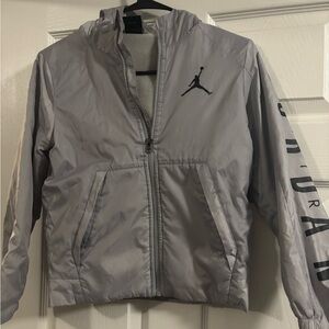 Jordan fleeced jacket 
8-10yrs